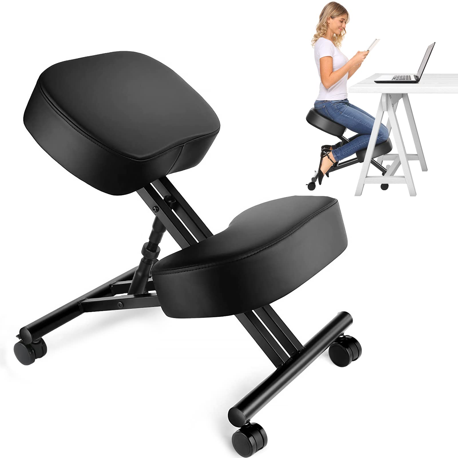 Home Improvement Usa - Ofis İçin Ergonomik Diz Çökme Koltuğu,