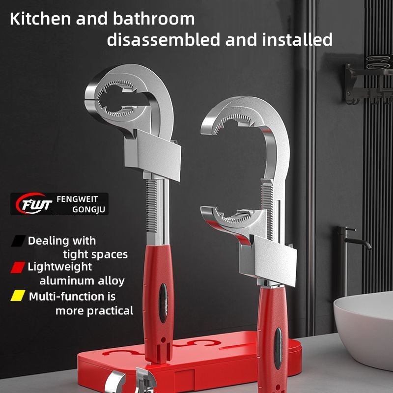 Pipe Wrench Adjustable - Feng Witt çok fonksiyonlu lavabo anahtarı