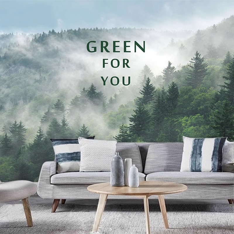 Home Improvement Background - Özel Duvar Puslu Orman Duvar Kağıdı