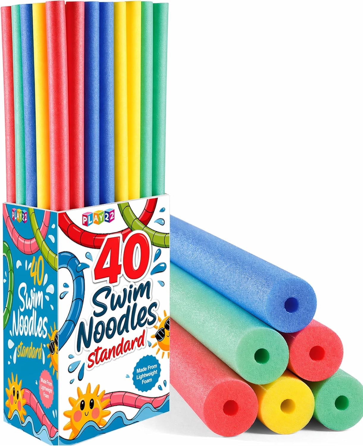 Pipe Insulation Foam - 40'lı Paket Havuz Noodleları Köpük -