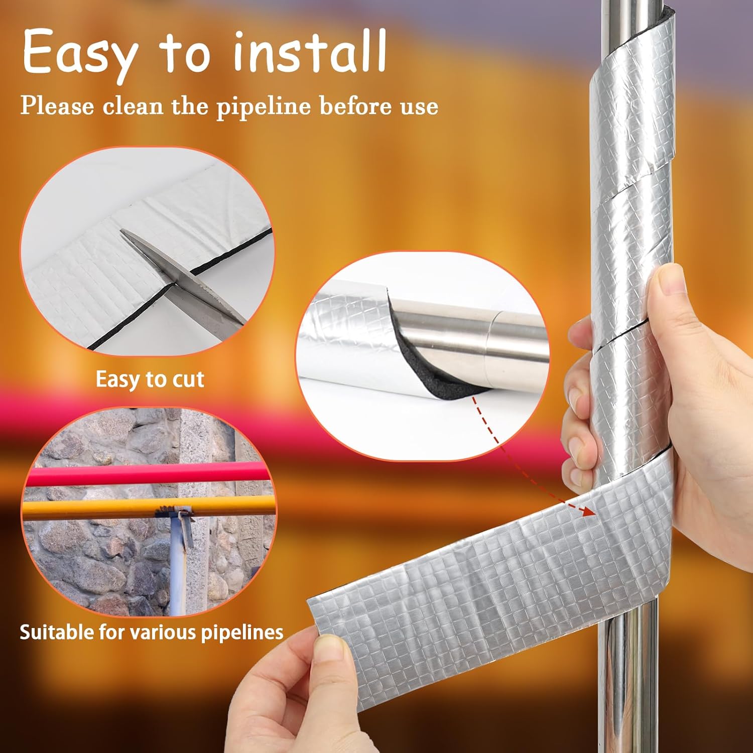 Boru İzolasyon Bandı Kendinden - Pipe Insulation Foam incelemesi ve fiyatı