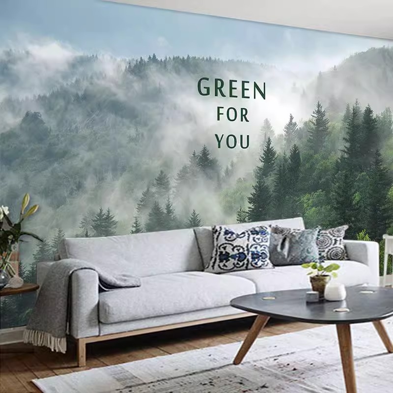 Özel Duvar Puslu Orman Duvar K - Home Improvement Background incelemesi ve fiyatı