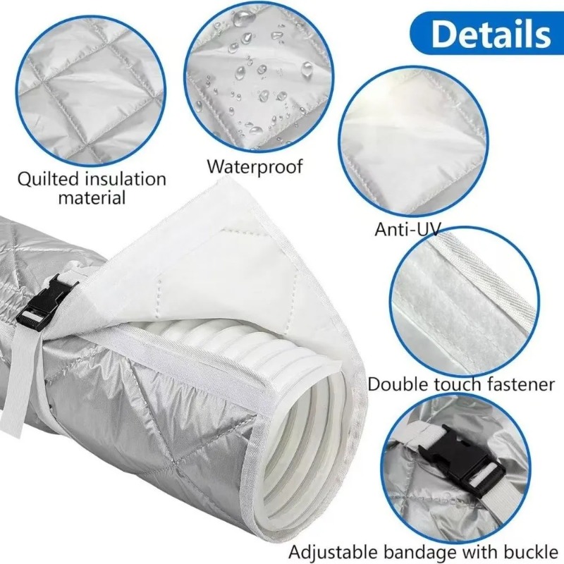 1 adet evrensel AC hortumu yal - Pipe Insulation Foam incelemesi ve fiyatı